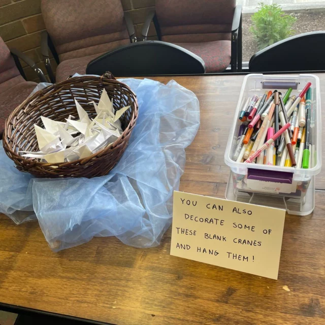 During May, we invite you to join us in continuing Sadako’s mission by folding as many peace cranes as we can. Our goal is to mail the cranes to the Children's Peace Monument as a symbol of hope, resilience, and peace.

At just two years old, Sadako survived the atomic bomb dropped on Hiroshima, Japan, on August 6th, 1945. She later developed leukemia, known at the time as the "A-bomb disease." While in the hospital, her friend shared a legend: fold 1,000 paper cranes and your wish for healing could come true. Sadako’s efforts to fold cranes sparked a global movement for peace. Today, origami cranes are sent from all over the world to the Children's Peace Monument in Hiroshima to honour her legacy.

Visit the Okanagan Heritage Museum to help us meet our goal! While you’re here, don’t forget to check out the Broken Promises exhibition.
.
.
.
#AsianHeritageMonth #AHM #AHM2025 #Origami #AsianHistory #Exhibition #Kelowna #DowntownKelowna #ExploreKelowna