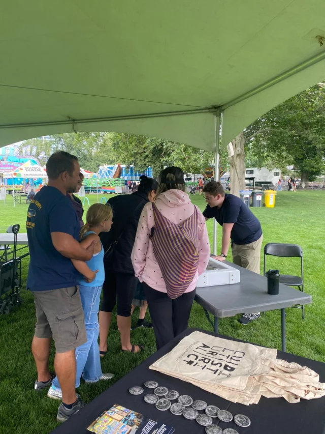 Some of the KMS team attended Kelowna Made in City Park, which took place from August 15-17! We had a great time hosting an 'Okanagan Orchards' themed booth and pollinator station during the festival. Here’s a little look. 
.
.
.
#KelownaMade #DowntownKelowna #KelownaMuseums #Okanagan #Orchards #Pollinators #FamilyFun